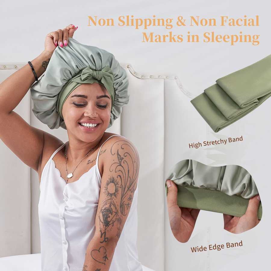 Comparison of poor quality fabric vs KAAHYNO silky fabric for hair protection