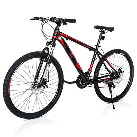 26 Inch 21 Speed Explorer Red Black Mountain Bike MLNshops]