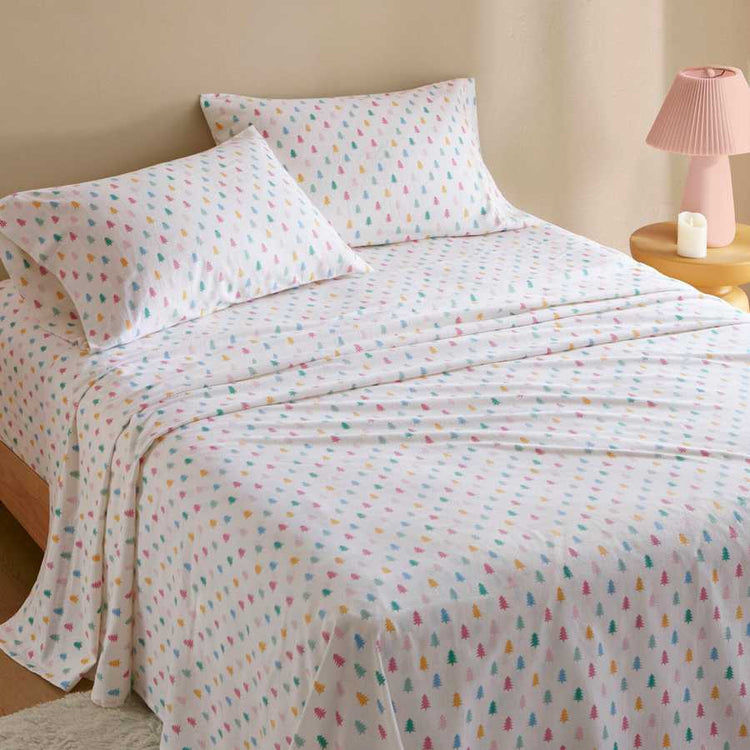 Cotton Flannel Pigment Printed Sheet Set