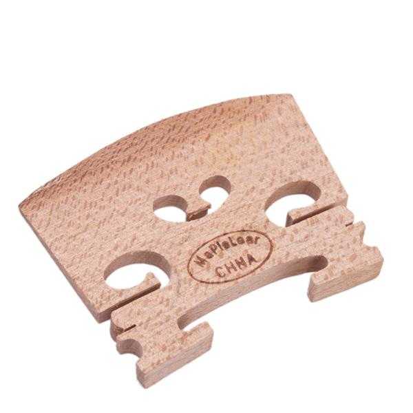 Wooden violin bridge with &