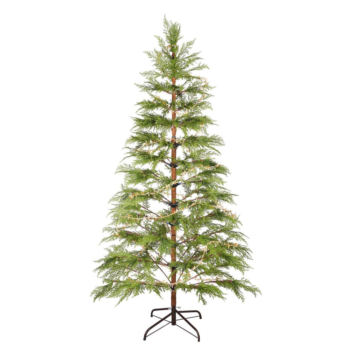 6ft Realistic LED Christmas Tree with Metal Stand - 612 Tips
