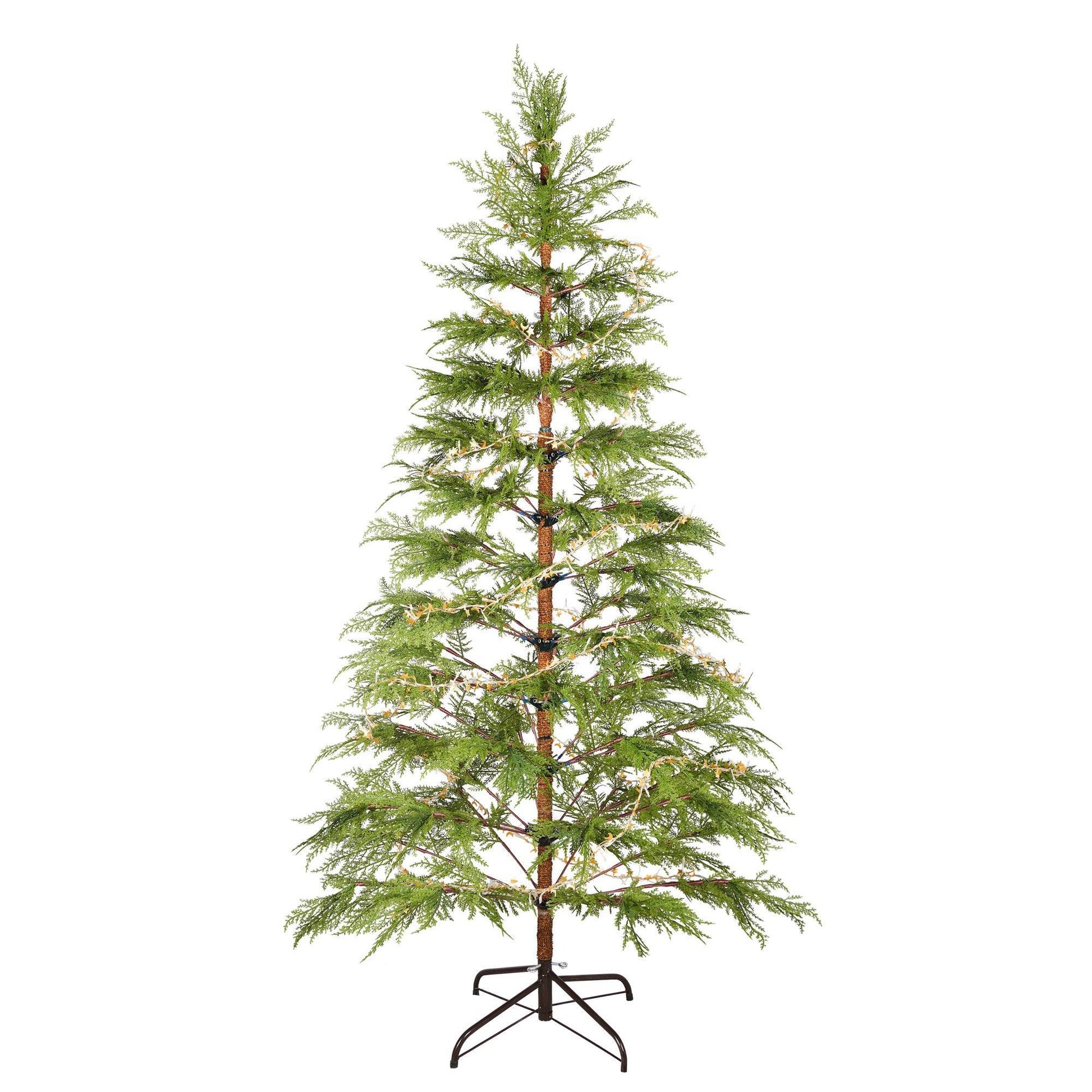6ft Realistic LED Christmas Tree with Metal Stand - 612 Tips