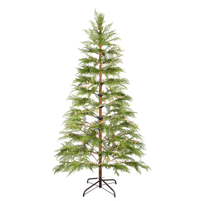 6ft Realistic LED Christmas Tree with Metal Stand - 612 Tips