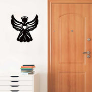 Gothic Angel iron Wall Art in Living Room