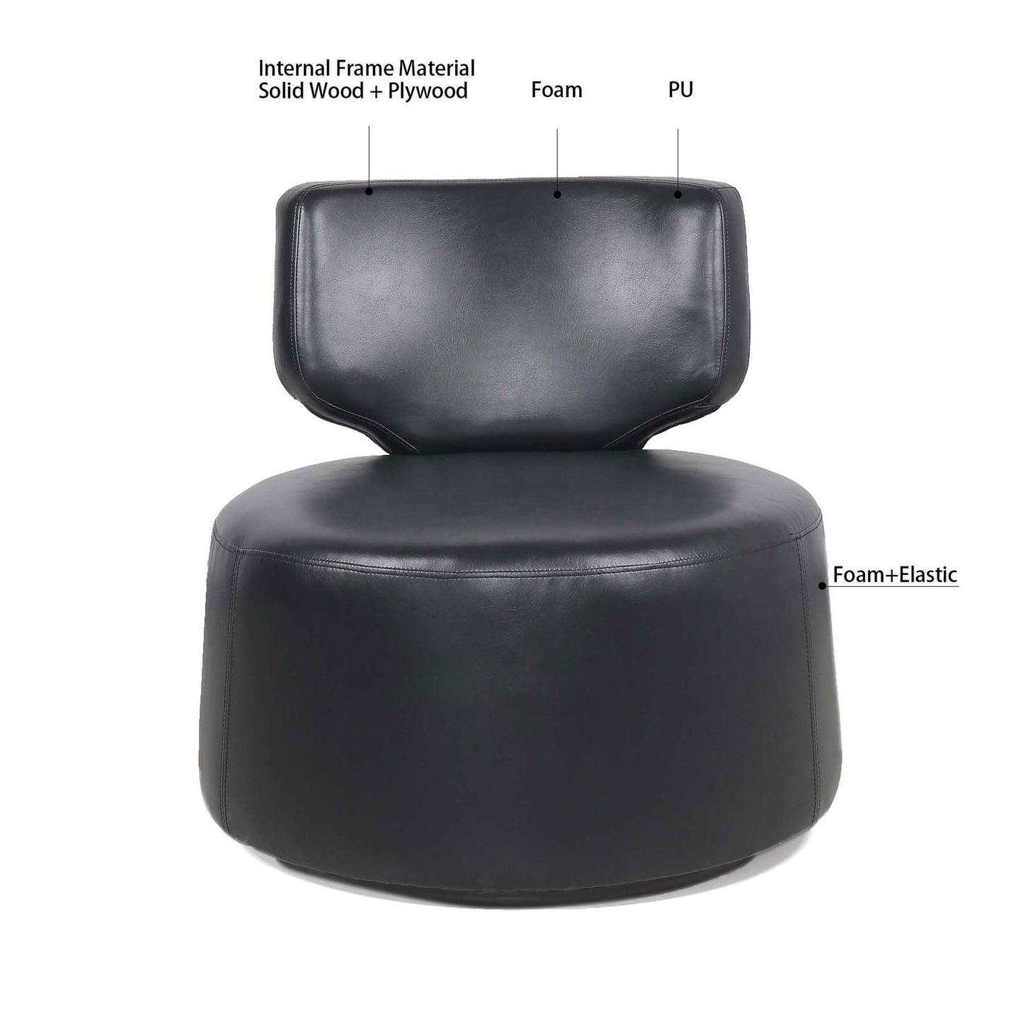 29.13" Wide Swivel Chair - MLNshops