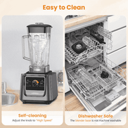 2000W High-Speed Kitchen Blender - Smoothies, Ice, Frozen Fruit