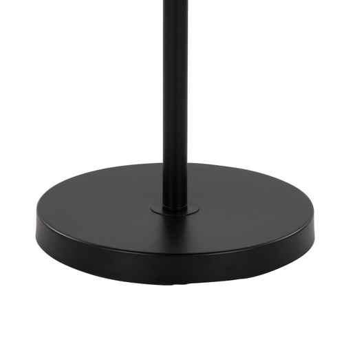 Black stand base on a white background