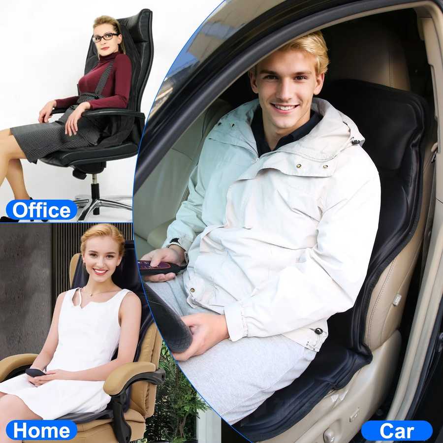 Full Body Massage Chair Pad for Home, Office & Car