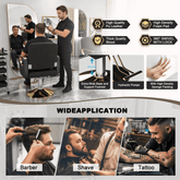 Salon chair with women getting hair styled in a beauty salon