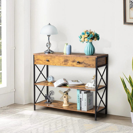 3 Tier Console Table for Entryway