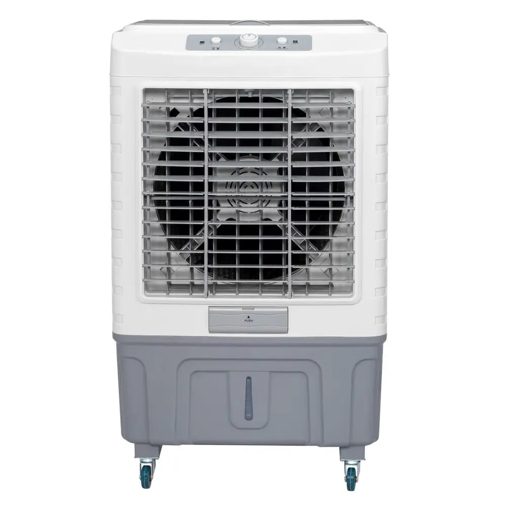 3 in 1 Portable Evaporative Cooler,Indoor,Outdoor,4118CFM Personal Air Cooler,Mechanical control ,13.2 Gal Large Water Tank & Scroll Casters, 4 Ice Packs MLNshops]