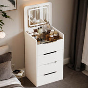 MLNshops 3 in 1 Vanity Table for Small Spaces - Compact Dressing Desk