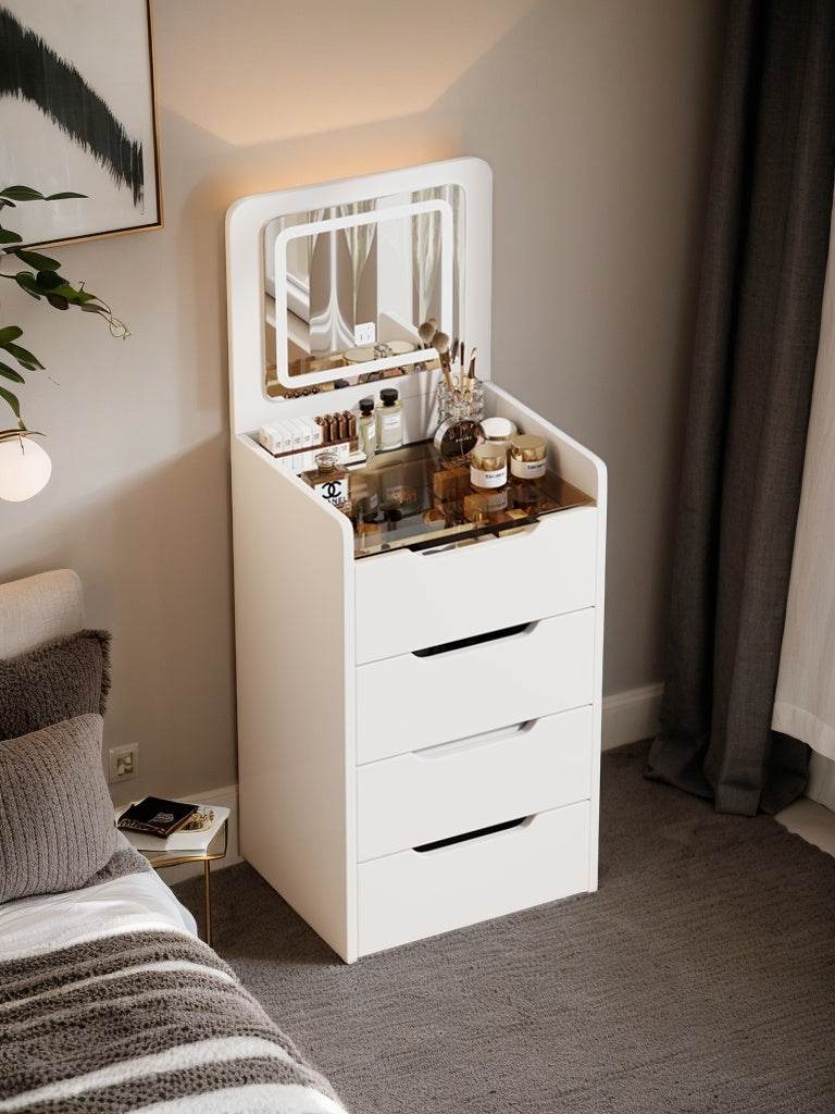 MLNshops 3 in 1 Vanity Table for Small Spaces - Compact Dressing Desk