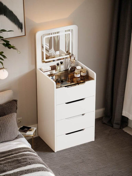 MLNshops 3 in 1 Vanity Table for Small Spaces - Compact Dressing Desk