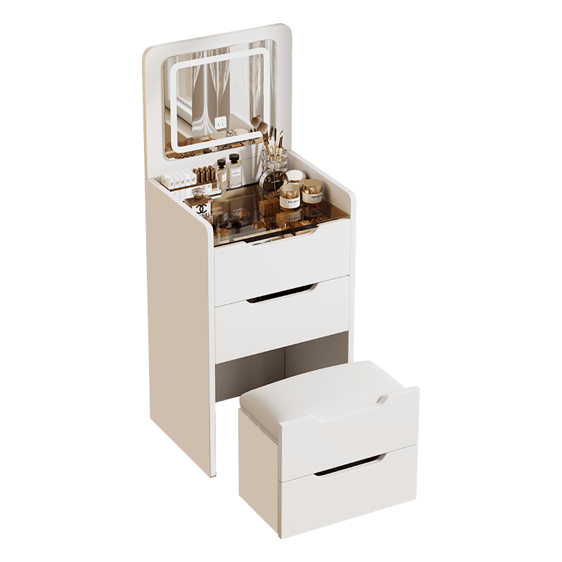 MLNshops 3 in 1 Vanity Table for Small Spaces - Compact Dressing Desk