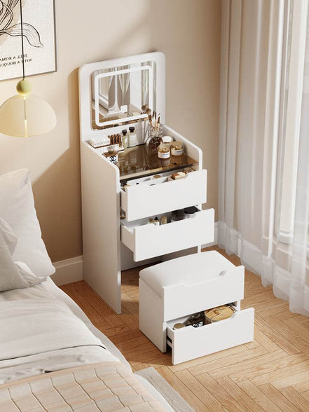MLNshops 3 in 1 Vanity Table for Small Spaces - Compact Dressing Desk