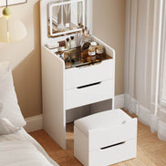 MLNshops 3 in 1 Vanity Table for Small Spaces - Compact Dressing Desk