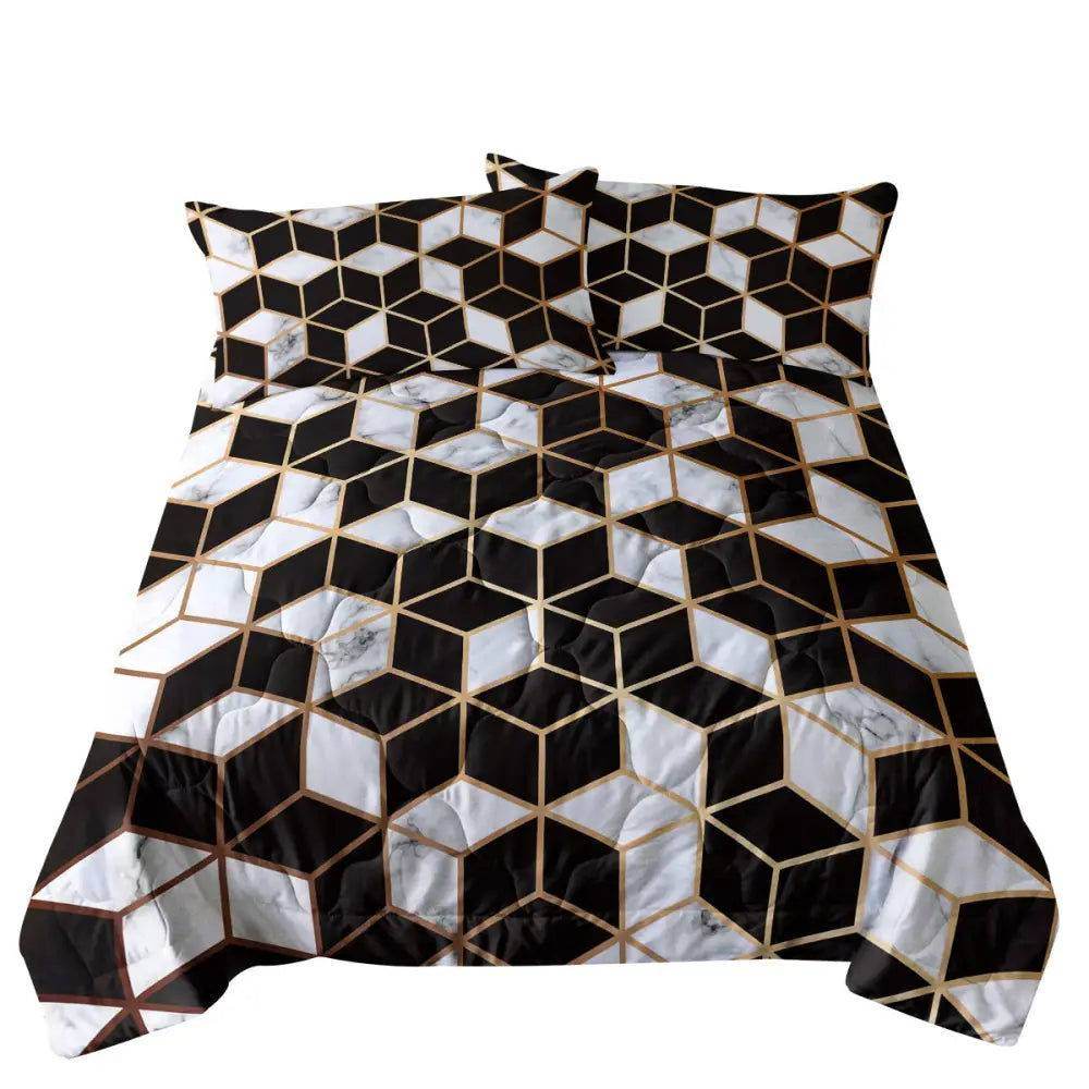 MLNshops 3-Piece Comforter Set Queen - Modern Design