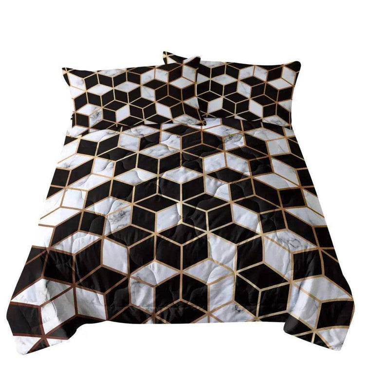 MLNshops 3-Piece Comforter Set Queen - Modern Design