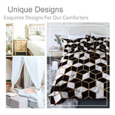 MLNshops 3-Piece Comforter Set Queen - Modern Design