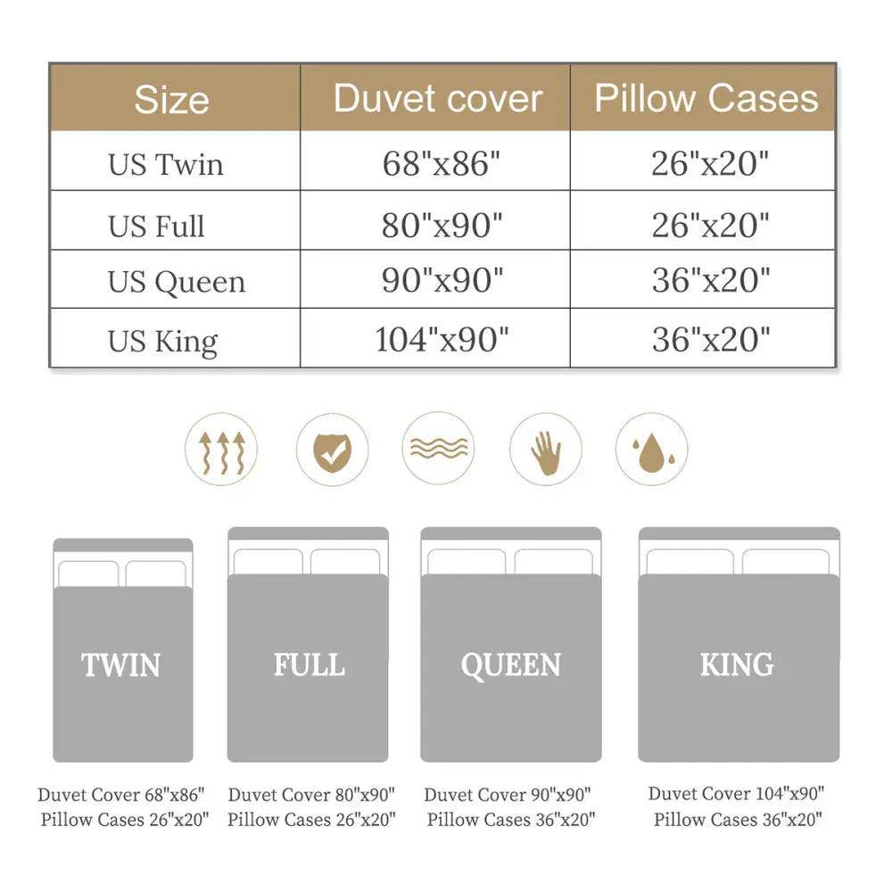mlnshops 3 Piece Duvet Cover Set - Dream Like a Unicorn