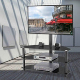 MLNshops 3-Tier TV Stand with Swivel Bracket