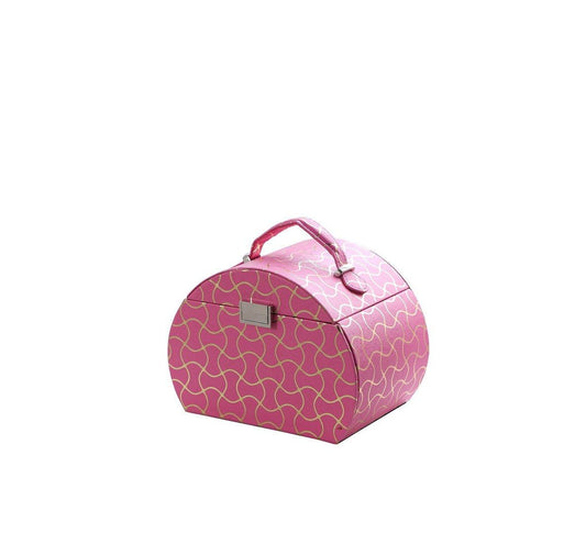 8.8' Long Travel Jewelry Organizer Case, Hot Pink Default