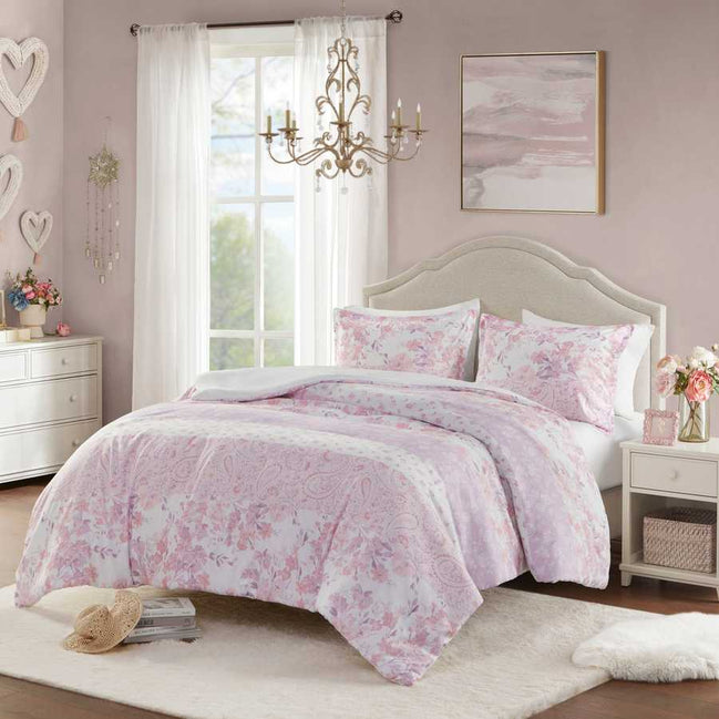 Twin XL floral duvet cover set