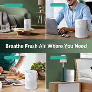 Air Purifiers for Home Bedroom H13 True HEPA Air Filter, Quiet Air Cleaner,Portable Small Air Purifier for Office, Living Room
