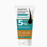 Tube of Talkstory Minoxidil 5% Scalp Massage Cream on a white background