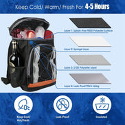 MLNshops 36 Can Cooler Bag for Outdoor Adventures