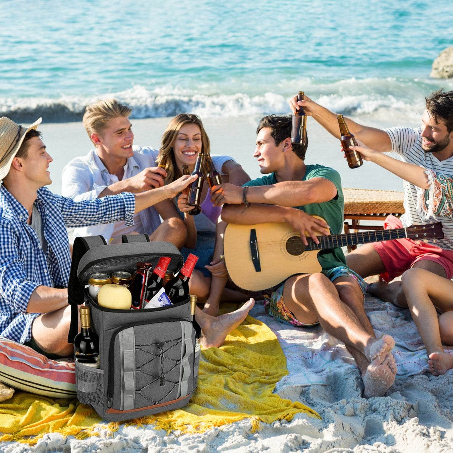 MLNshops 36 Can Insulated Cooler Backpack for Outdoor Fun