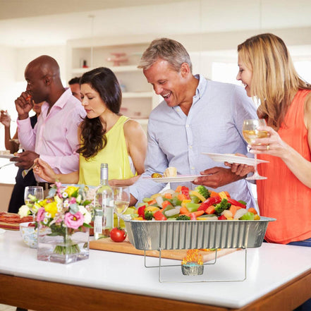 MLNshops 36 Piece Chafing Dish Kit for Easy Serving