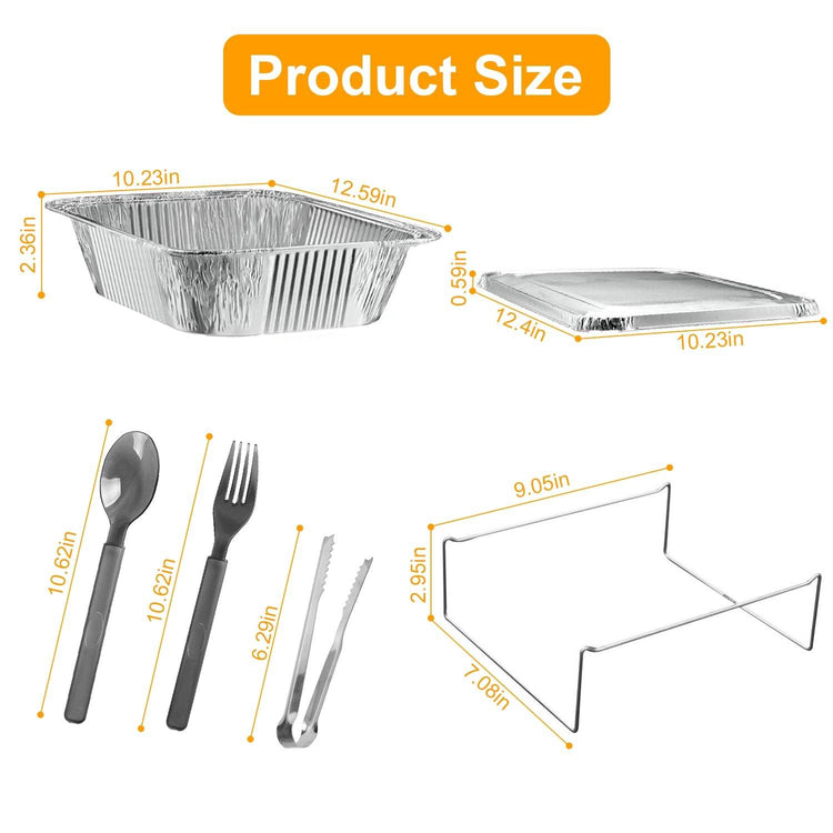 MLNshops 36 Piece Chafing Dish Kit for Easy Serving