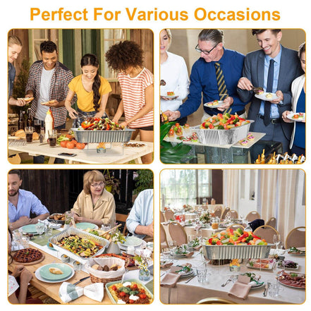 MLNshops 36 Piece Chafing Dish Kit for Easy Serving