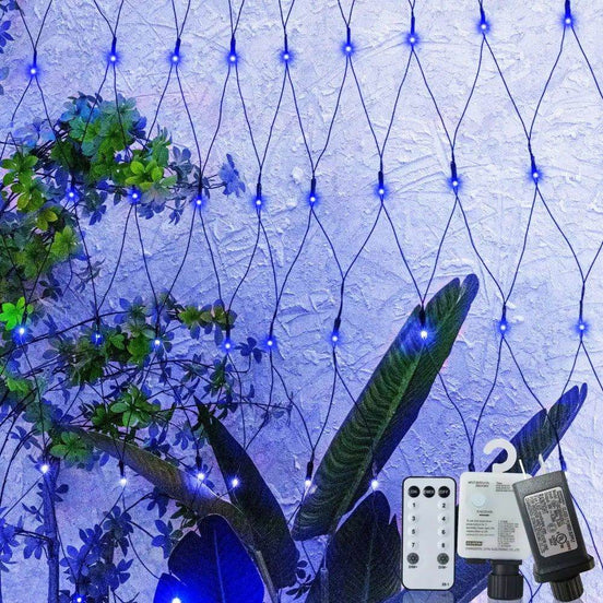 mlnshops 360 LED Decorative Lights Mesh Net for Christmas blue