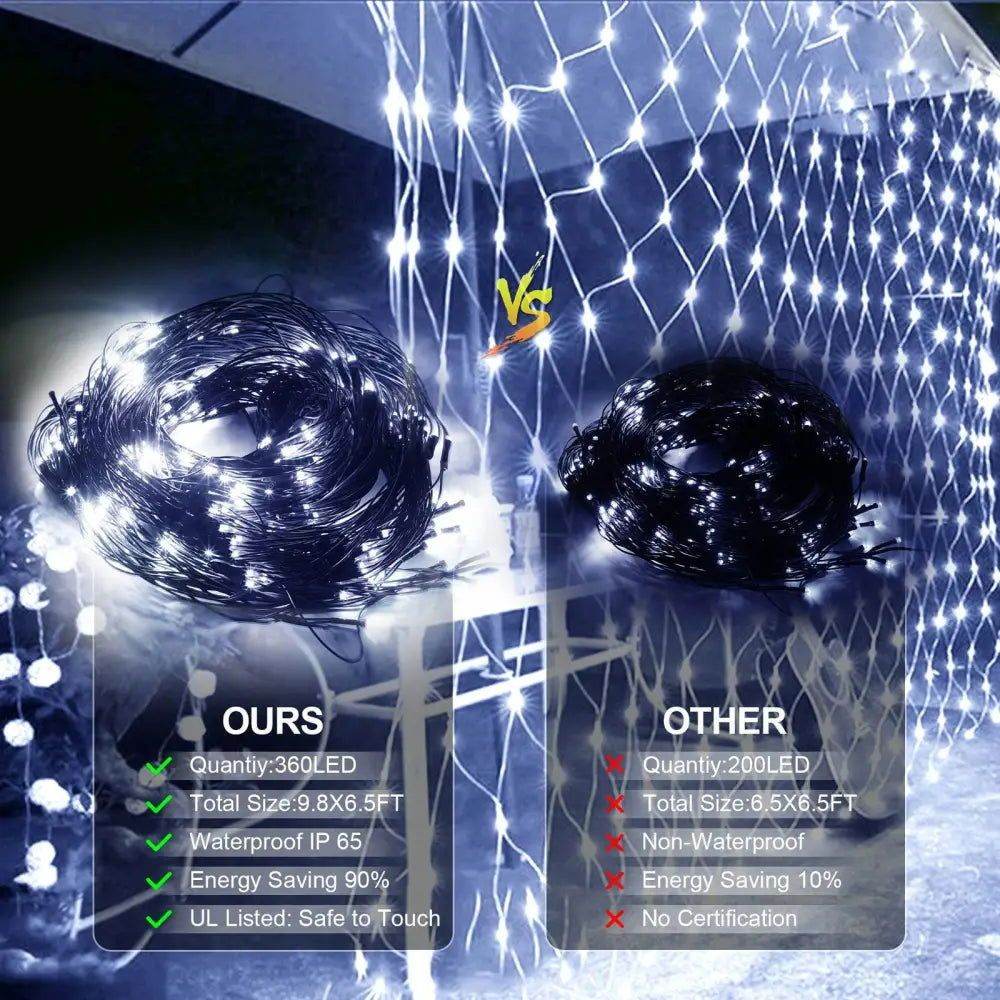 mlnshops 360 LED Decorative Lights Mesh Net for Christmas - MLNshops