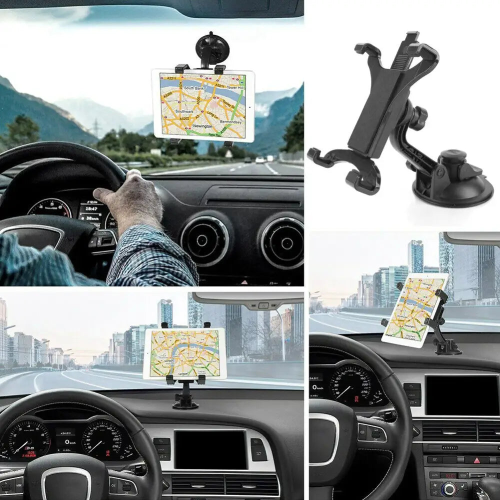 360° Rotating Car Mount Holder Stand Windshield Dashboard For 7-10 inch Tablet MLNshops]