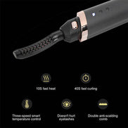 360 ° Rotary Head USB Rechargeable Quick Heating Long Lasting Eyelash Curling Device