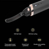 360 ° Rotary Head USB Rechargeable Quick Heating Long Lasting Eyelash Curling Device