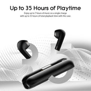 X-BOAT+ Wireless Earbuds 35H Playback BT5.3 ENC Noise Cancelling 13mm Driver IF Award Metal Case Black