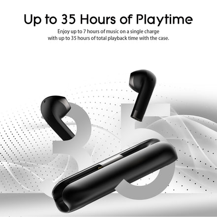 X-BOAT+ Wireless Earbuds 35H Playback BT5.3 ENC Noise Cancelling 13mm Driver IF Award Metal Case Black