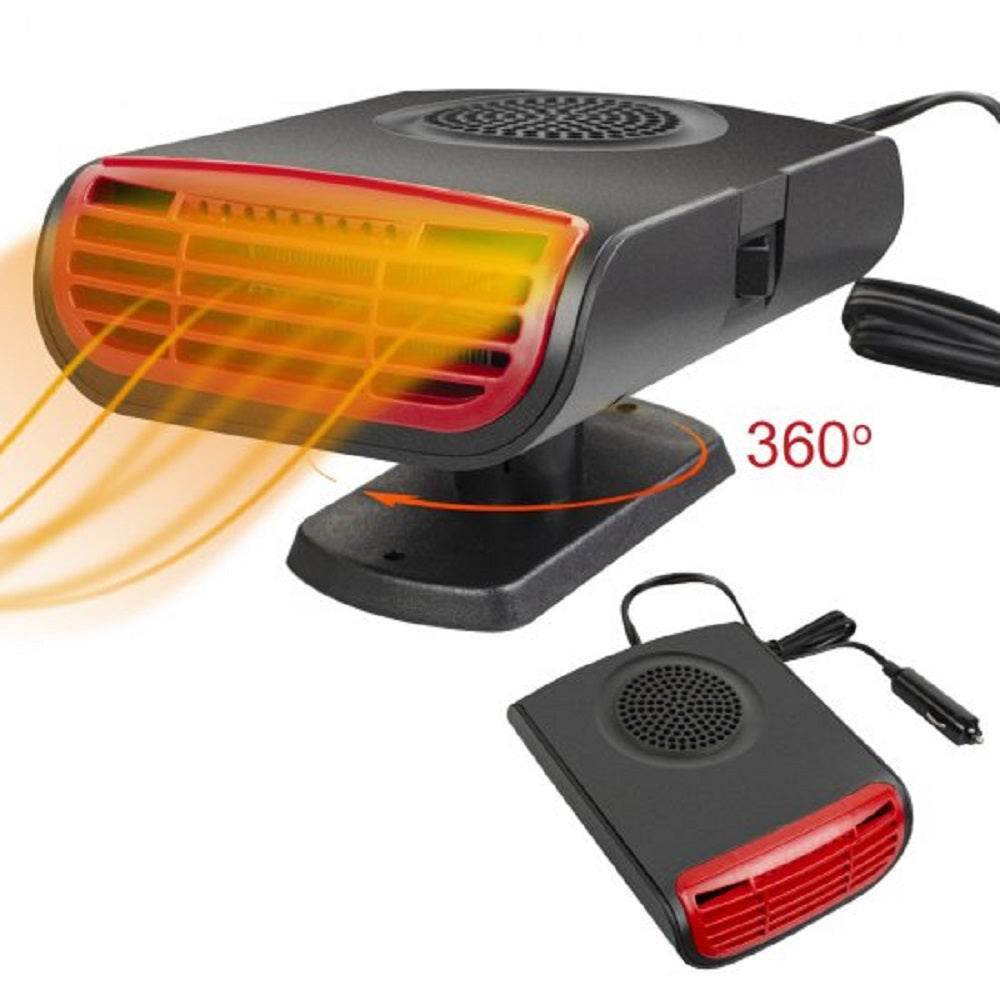 3 in1 12V 150W Portable Car Heater Heating & Cooling& Air Purify Electric Fan Heater Heating Windshield Defroster Demister Default Title