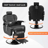 Heavy Duty Reclining Barber Chair,All Purpose Hydraulic