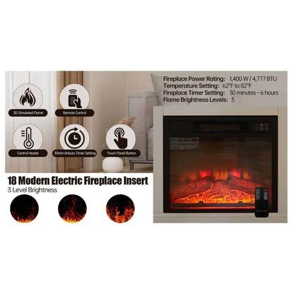 MLNshops 3D Fireplace TV Console with LED Lighting - MLNshops