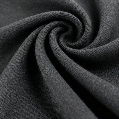 Soft, breathable fabric texture of Ergonomic Memory Foam Bed Pillow - Spinal Support Pillow in dark gray for enhanced comfort and durability.