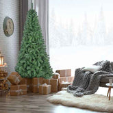 6 ft artificial Christmas tree with 500 tips in a bright room