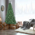 6 ft artificial Christmas tree with 500 tips in a bright room