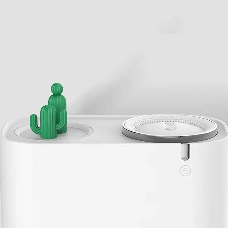 3L Cactus Ultra Sonic Air Humidifier with LED Double Light Mist Sprayer MLNshops]