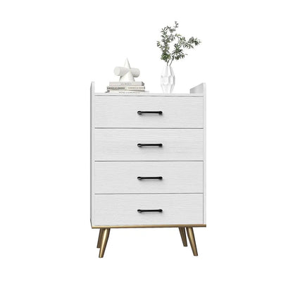 4-Drawer Dresser Cabinet, White - MLNshops